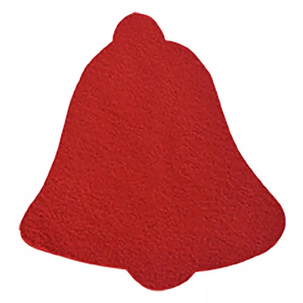 Unbranded Holiday Bell Surface Pad (Pack of 2) - Reversible Decorative Plant Protection