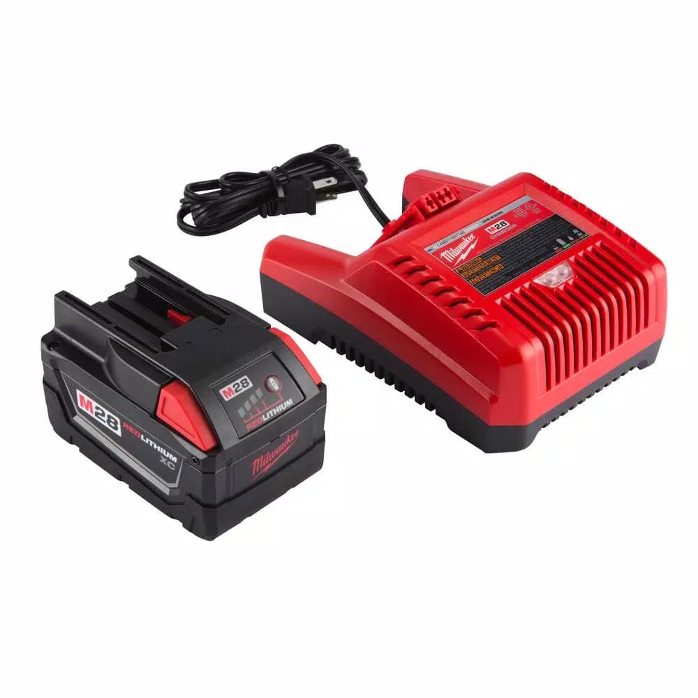 Milwaukee M28 28V Lithium-Ion 1/2 in. Cordless Impact Wrench Kit with (2) 3.0Ah Batteries & Charger