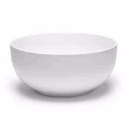 Q Squared Diamond Round 10 in. White Melamine Serving Bowl thumbnail 2
