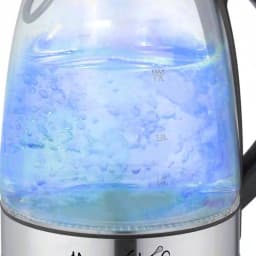MegaChef 1.7L Glass and Stainless Steel Electric Tea Kettle, 7-Cup Capacity thumbnail 2