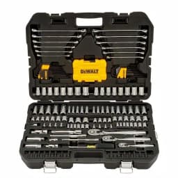 DEWALT 168-Piece Mechanics Tool Set with 1/4 in., 3/8 in., and 1/2 in. Drive Ratchets and Sockets thumbnail 1