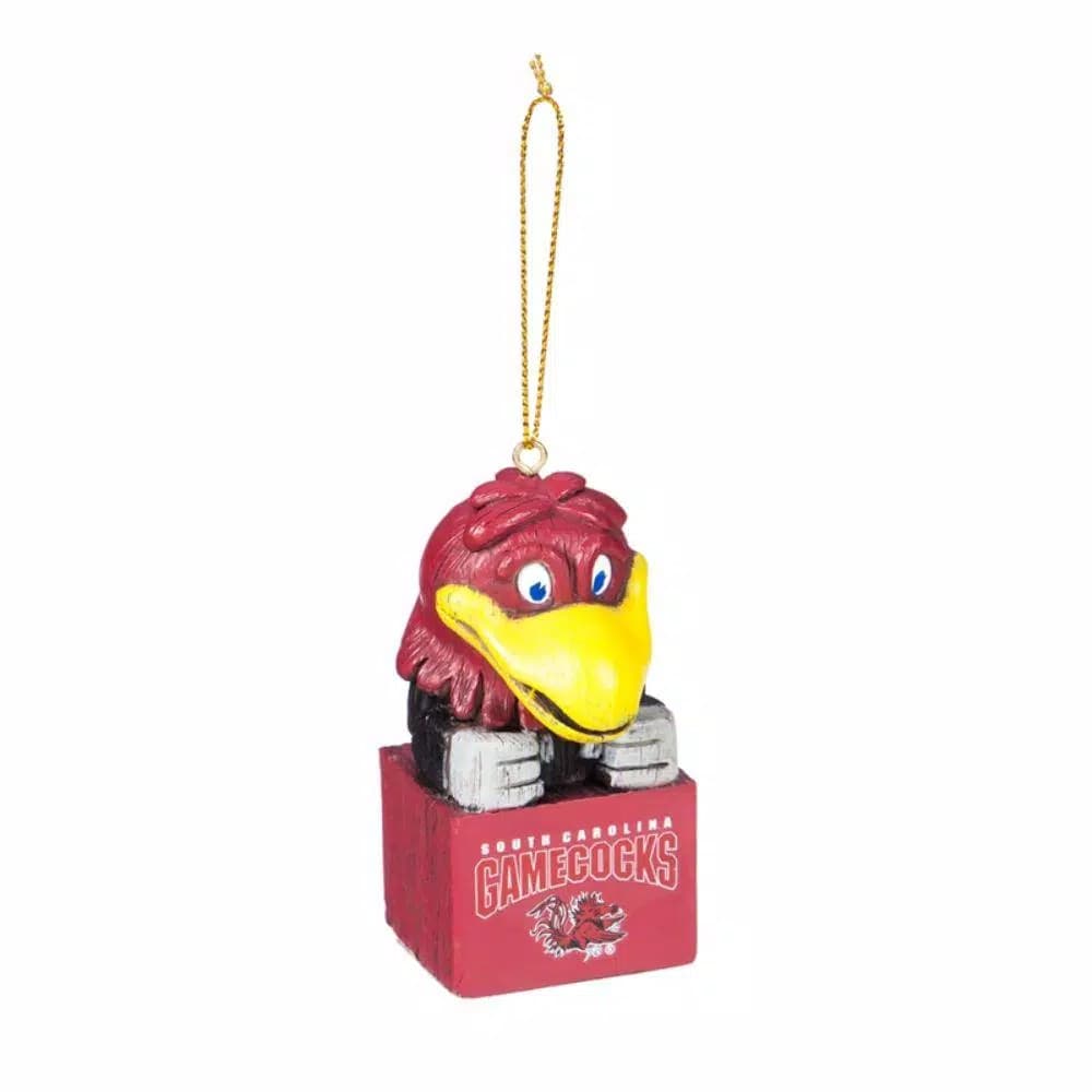 Team Sports America University of South Carolina NCAA Mascot Tiki Totem Christmas Ornament