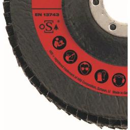 Hilti 5 in. x 7/8 in. 60 Grit Type 29 Flap Disc Universal Premium Pack, 10-Piece thumbnail 2