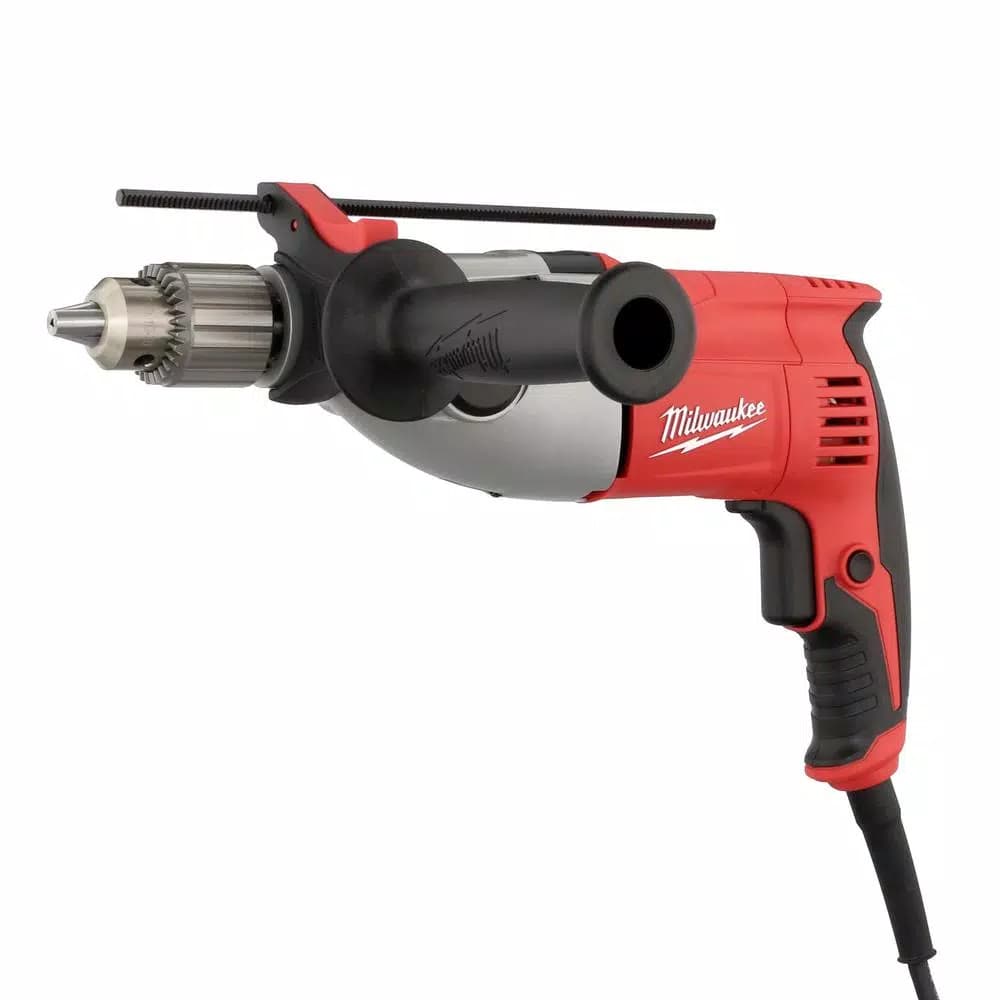 Milwaukee 1/2 in. Pistol Grip Dual Torque Hammer Drill with Carrying Case, 7.5 Amp