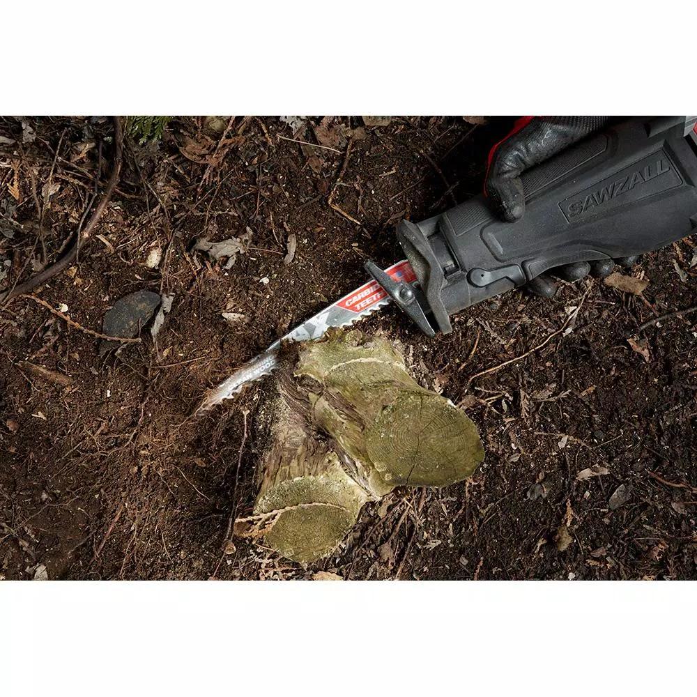 Milwaukee 6 in. Carbide Teeth Pruning Reciprocating Saw Blade, 3 TPI