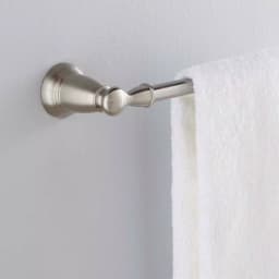 Moen Banbury 24 in. Single Towel Bar in Spot Resist Brushed Nickel thumbnail 2