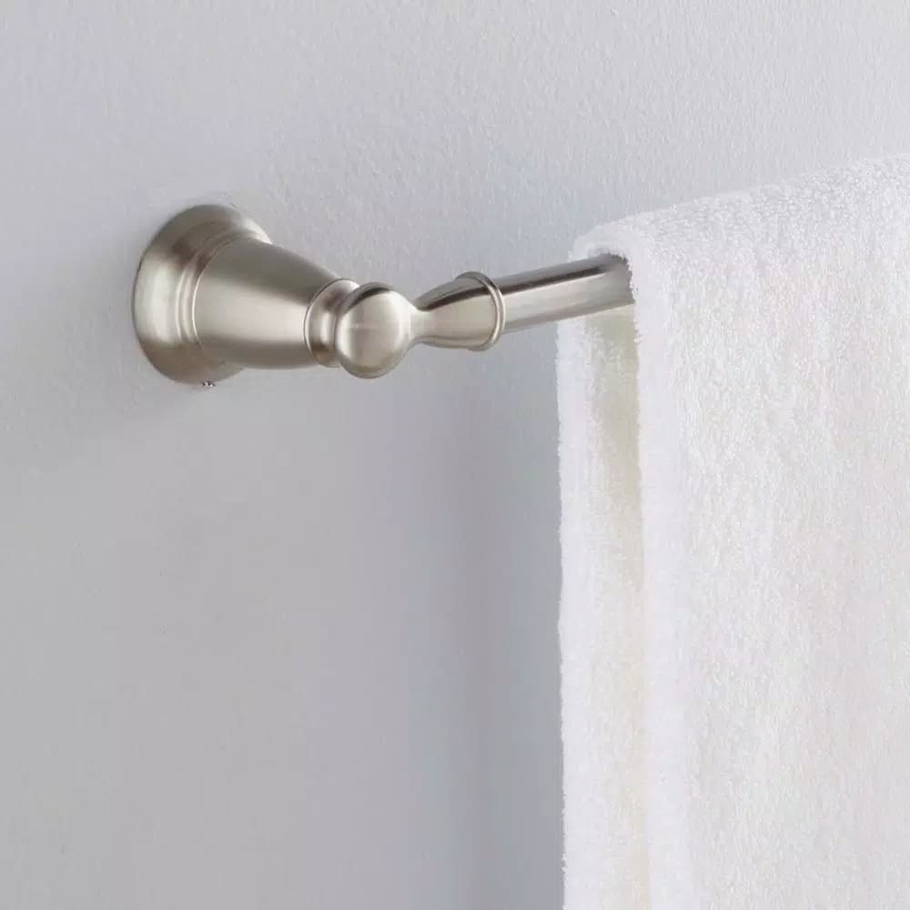 Moen Banbury 24 in. Single Towel Bar in Spot Resist Brushed Nickel