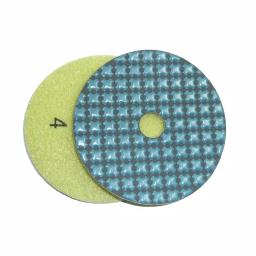 Monster 4 in. 5-Step Dry Diamond Polishing Pads Set, 5-Piece Velcro Attachment thumbnail 5