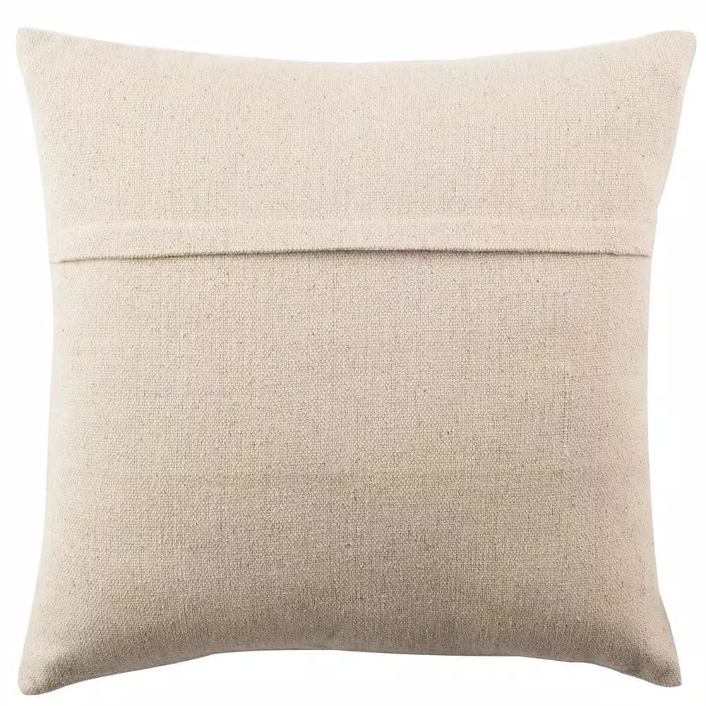 Safavieh Metallic Splatter White Striped 20 x 20 in. Throw Pillow with Down Alternative Fill