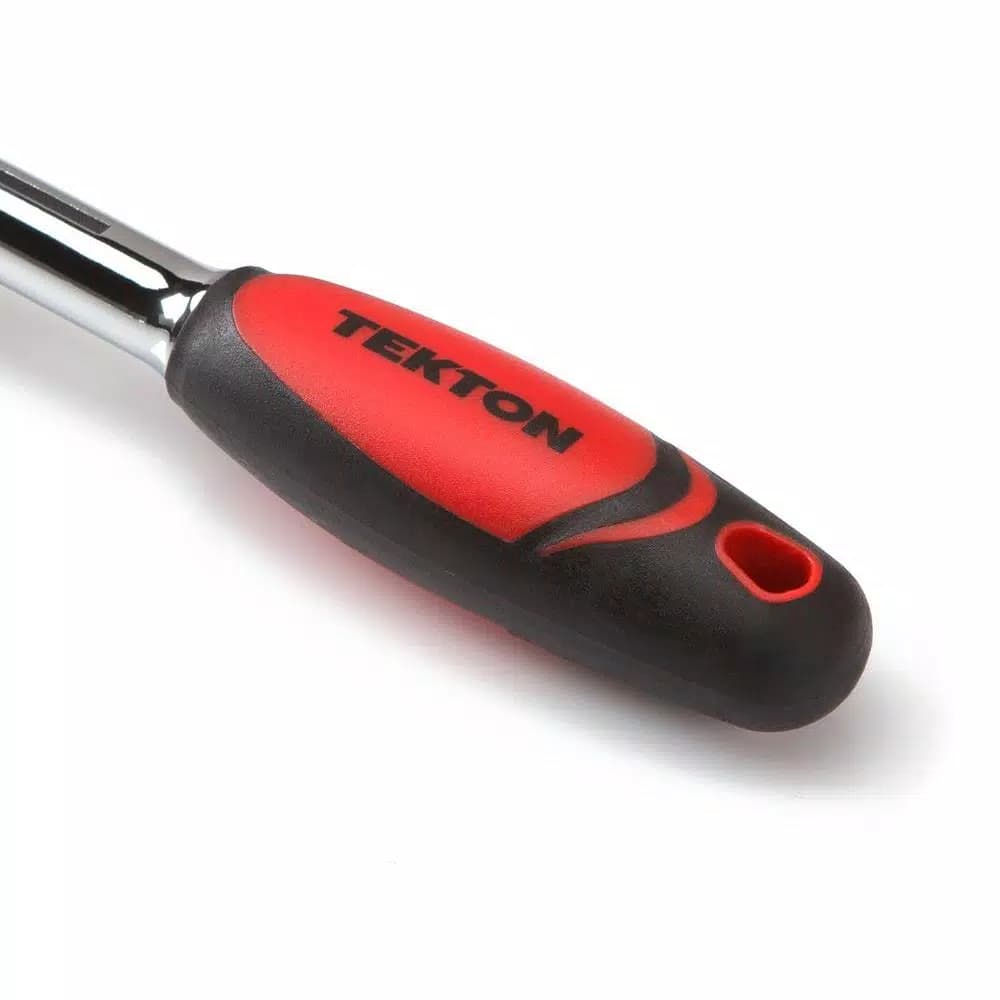 TEKTON 1/4 in. Drive 5 in. Swivel Head Ratchet, 72-Tooth