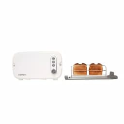 BergHOFF Seren 3-Slice White Wide Slot Toaster with Crumb Tray and Side Loading Design thumbnail 3