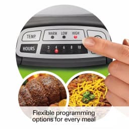 Hamilton Beach 4 Qt. Stainless Steel Programmable Slow Cooker with Built-In Timer thumbnail 5