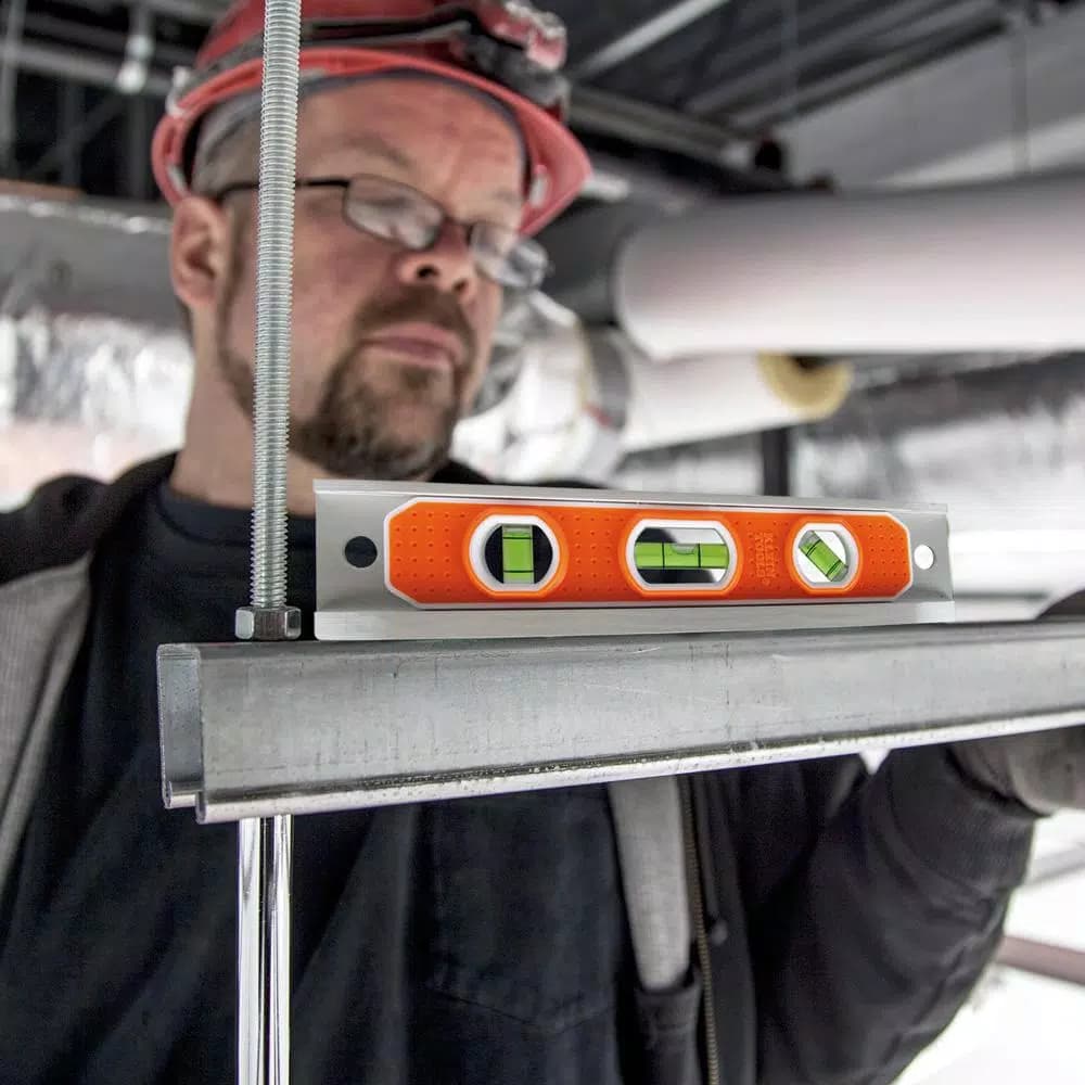 Klein Tools 9 in. Aluminum Torpedo Level with Rare Earth Magnets and V-Groove
