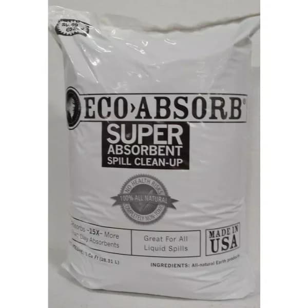 Eco-Absorb Standard Formula Liquid Absorbent Powder, 1 cu. ft. Bag