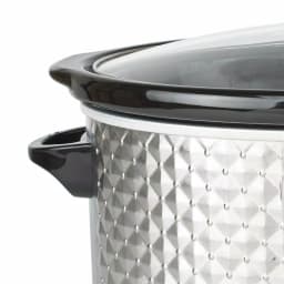 Brentwood Appliances 7 Qt. Stainless Steel Slow Cooker with Tempered Glass Lid thumbnail 2