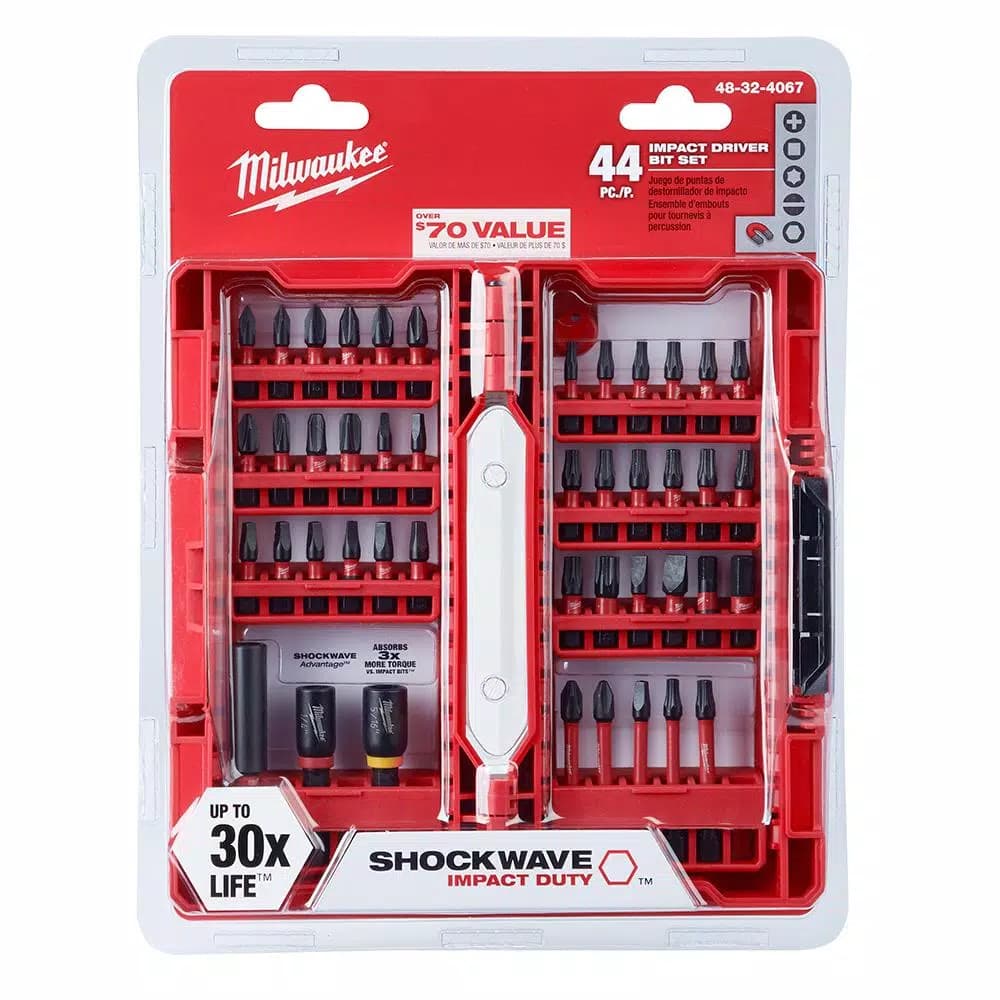 Milwaukee SHOCKWAVE Impact Duty Driver Bit Set, 44-Piece