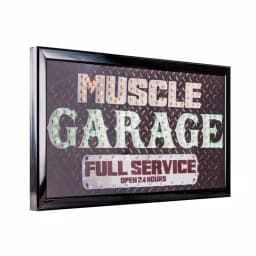Crystal Art Gallery Muscle Garage Full Service Open 24 Hours LED Animated Wall Sign thumbnail 5