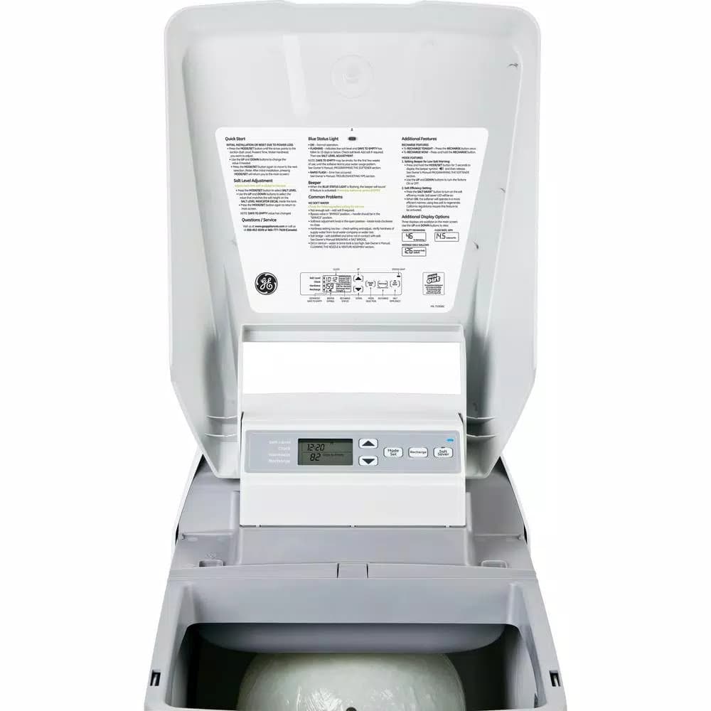 GE 45,100 Grain Water Softener System with SmartSoft Technology and Iron Removal
