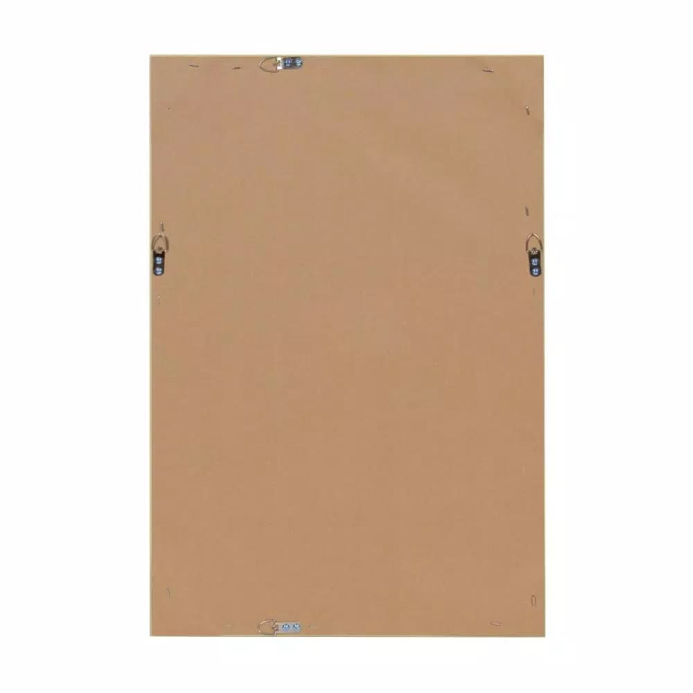 DesignOvation Kate and Laurel Calder Modern Framed Magnetic Dry Erase Board, Gold