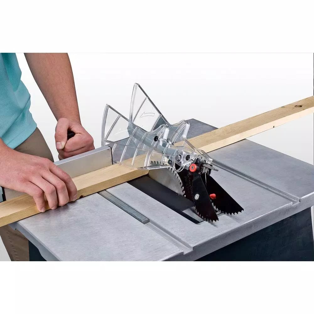 Genesis GTS10SB 10 in. Table Saw with 15 Amp Motor, Self-Aligning Rip Fence and Heavy-Duty Metal Stand