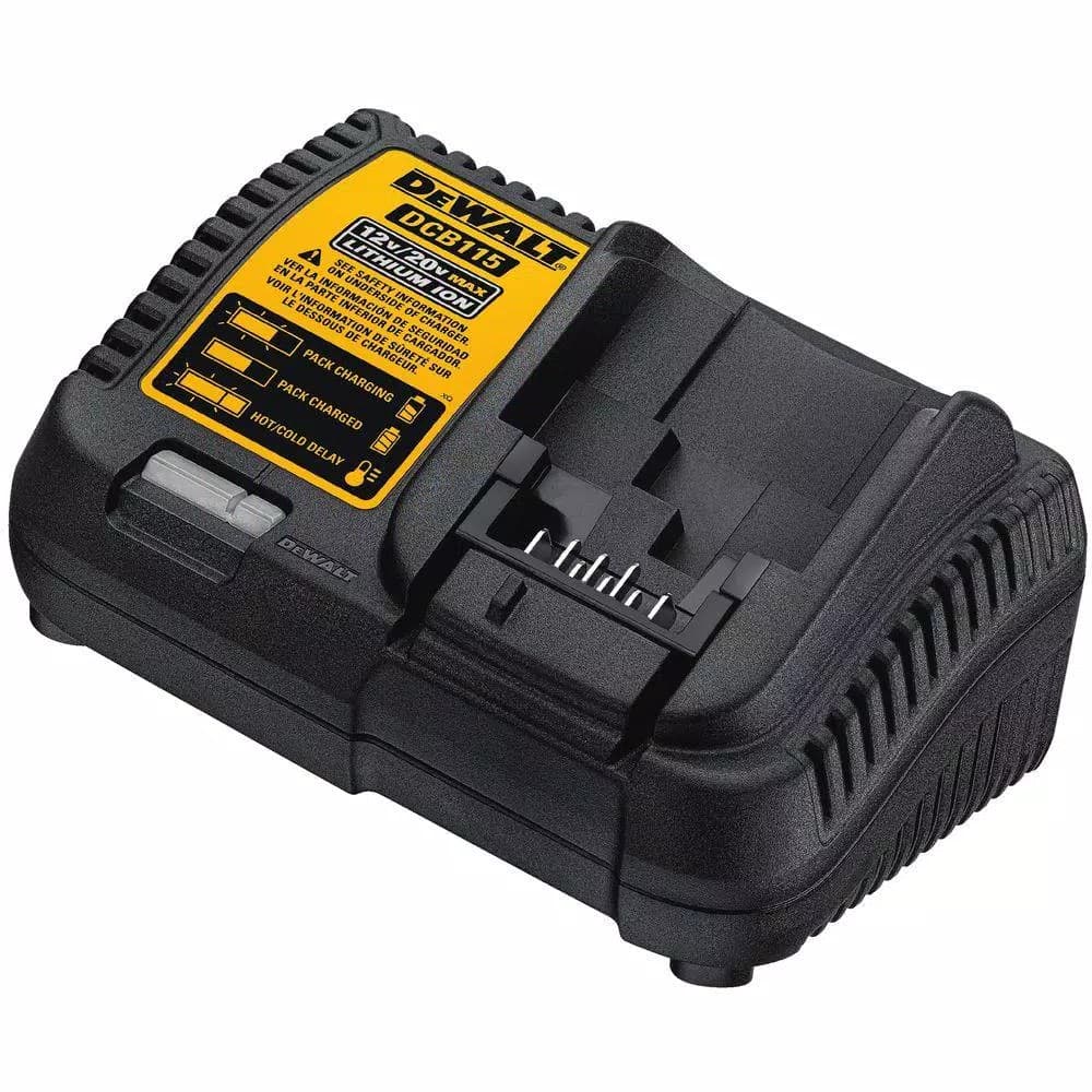 DEWALT 20V MAX XR 5.0Ah Lithium-Ion Battery & Charger Kit with Bag (2-Pack)