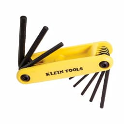 Klein Tools 4-1/4 in. Alloy Steel Industrial Strength Hex Key Set, 9-Piece thumbnail 5