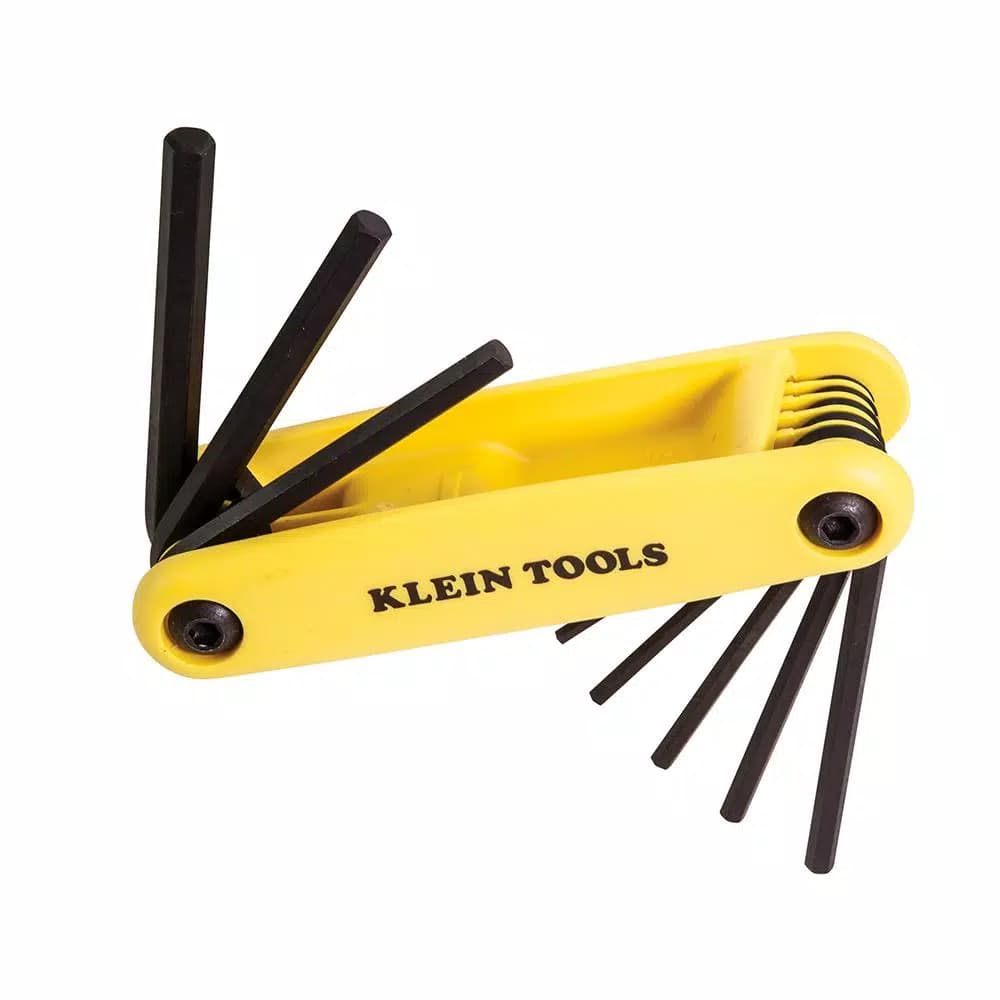Klein Tools 4-1/4 in. Alloy Steel Industrial Strength Hex Key Set, 9-Piece