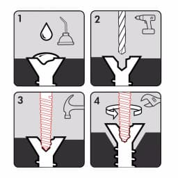 RYOBI 5-Piece Steel Spiral Screw Extractor Set with Black Oxide Threads thumbnail 3