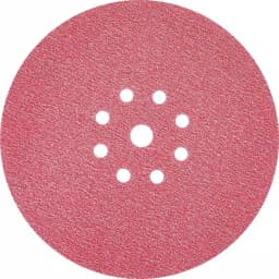 Makita 9 in. Round Abrasive Disc, 180-Grit, Hook & Loop, Ceramic (25-Pack) thumbnail 1