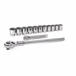 GearWrench 13-Piece 3/4 in. Drive SAE 12-Point Ratchet and Socket Set thumbnail 1
