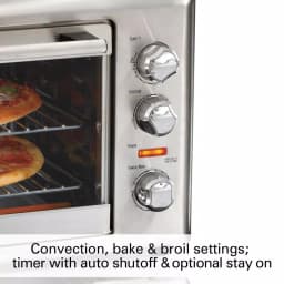 Hamilton Beach Stainless Steel Countertop Toaster Oven with Convection and Rotisserie thumbnail 5