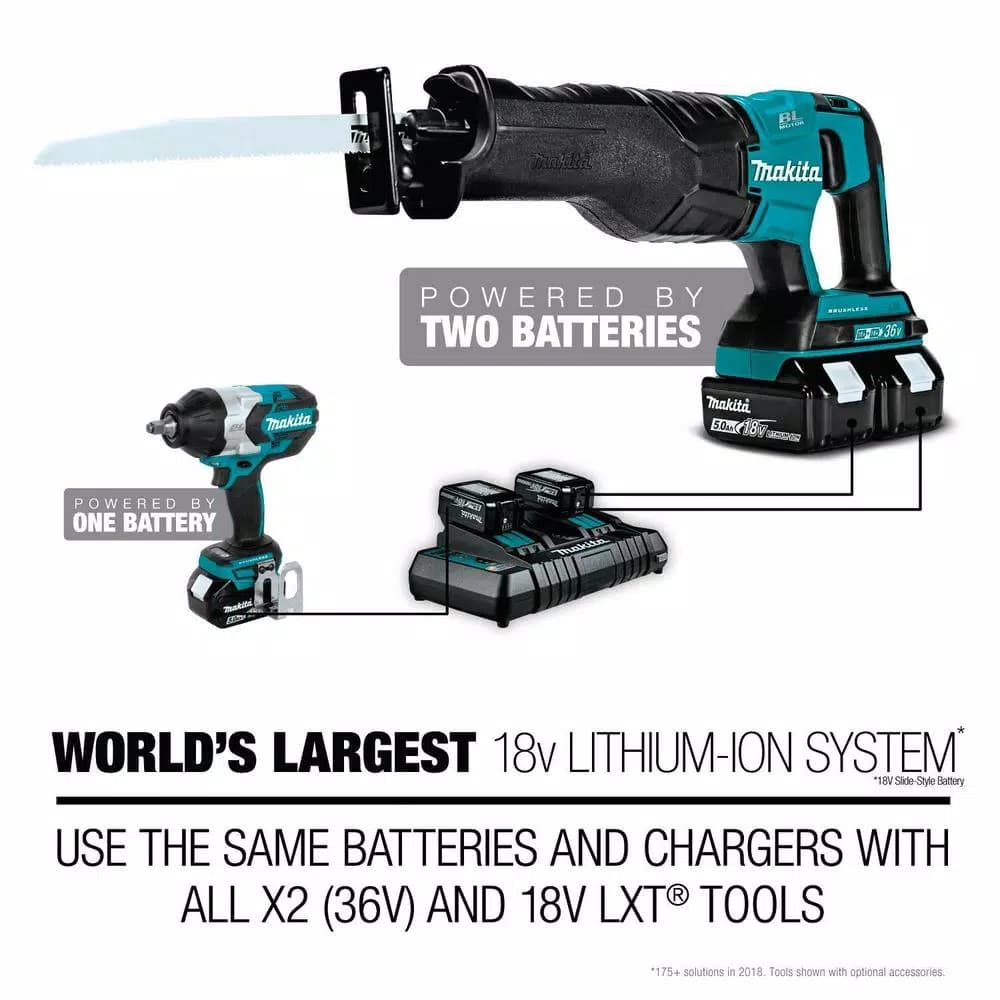 Makita 18V LXT Brushless 1/2 in. 3-Speed Impact Wrench (Tool Only)