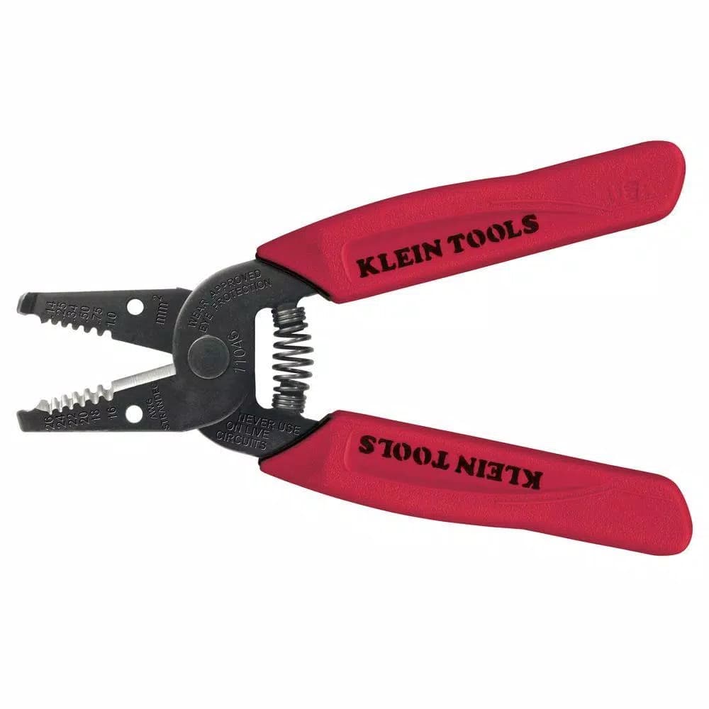Klein Tools 6-1/4 in. Wire Stripper and Cutter for 16-26 AWG Stranded Wire