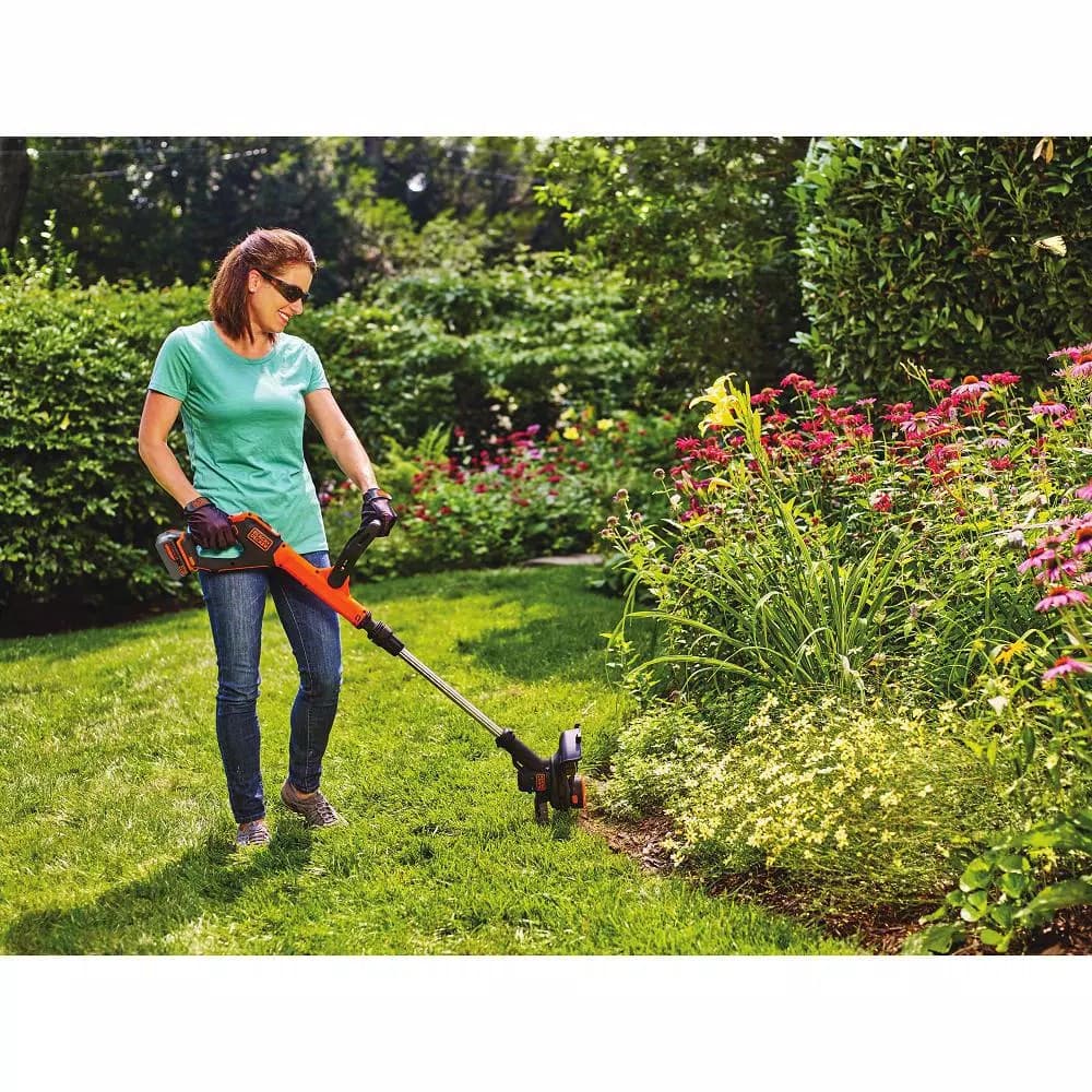 BLACK+DECKER 20V MAX 12 in. Cordless 2-in-1 String Trimmer and Edger with 3.0 Ah Battery and Charger