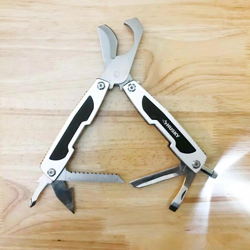 Husky 9-in-1 Plumber Multi-Tool with Built-in Flashlight