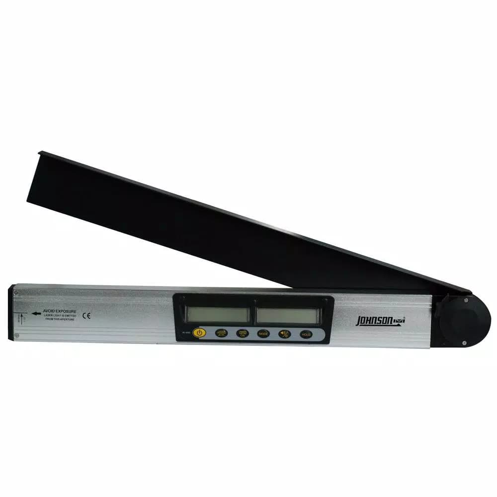Johnson Digital Laser Level and Angle Locator with Magnetic Edge