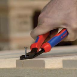 KNIPEX 10 in. High Leverage Angled Diagonal Cutters with Comfort Grip thumbnail 3