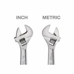 TEKTON 4 in. Adjustable Wrench, Carbon Steel with Satin Chrome Finish thumbnail 6