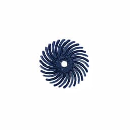 Dedeco Sunburst 5/8 in. Radial Discs, 400-Grit Fine Ceramic Abrasive Rotary Polishing Tool (12-Pack) thumbnail 1