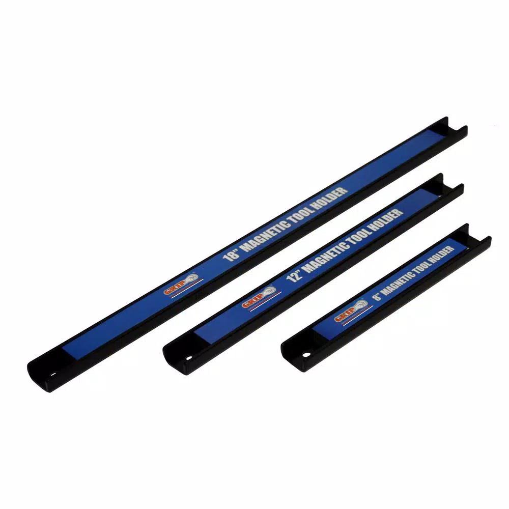 Grand Rapids Industrial Products Grip Magnetic Tool Holder Set, 3-Piece Magnetic Tool Organizer