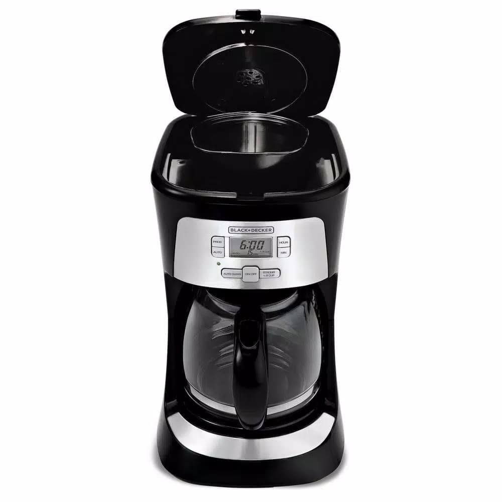 Black+Decker 12-Cup Programmable Thermal Coffee Maker, Stainless Steel Drip Coffee Machine