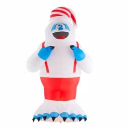 Rudolph Gemmy Airblown 10.5 ft. Inflatable Bumble with Suspenders and Santa Hat thumbnail 1