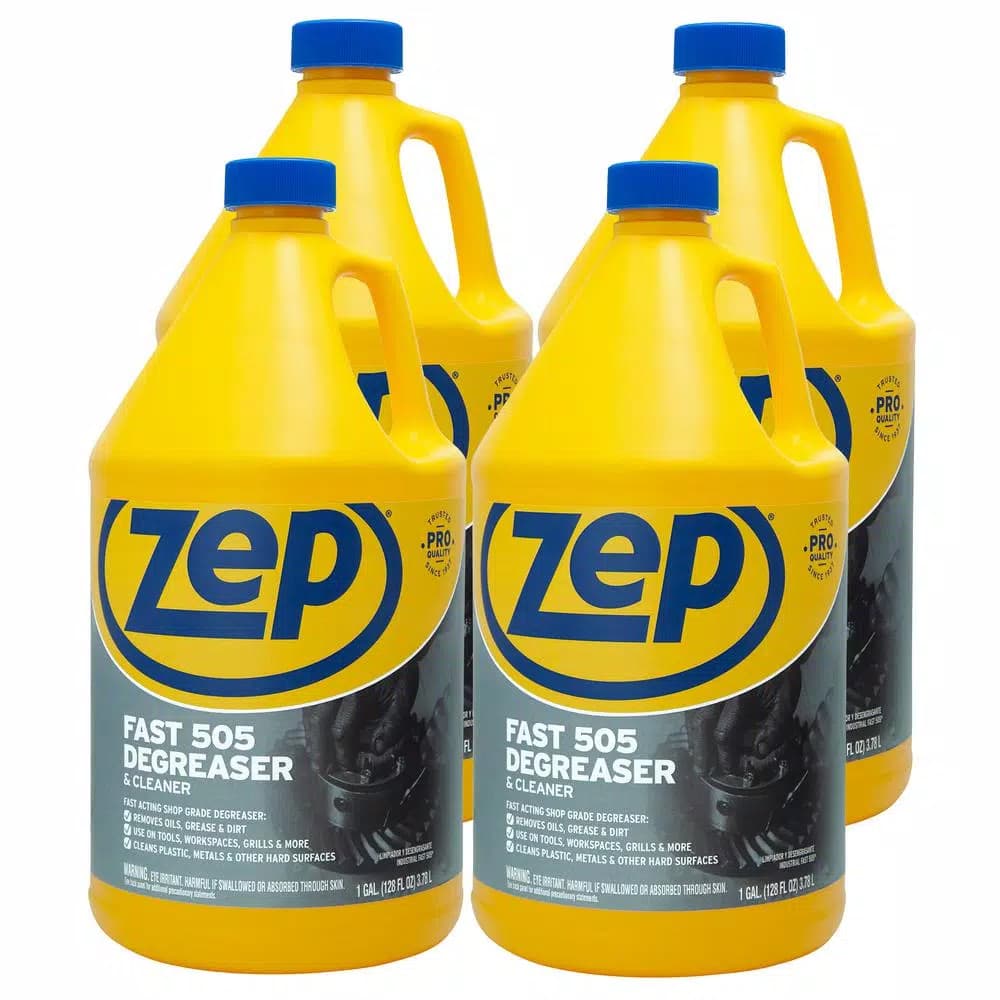 Zep Fast 505 Industrial Cleaner and Degreaser, 1 Gallon (Case of 4)