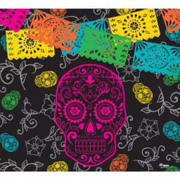My Door Decor Day of the Dead Halloween Garage Door Banner Mural, 7 ft. x 8 ft. thumbnail 1