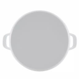 College Kitchen Collection Texas A&M University 12 Qt. Porcelain-Enameled Steel Nonstick Stock Pot with Lid, White thumbnail 3
