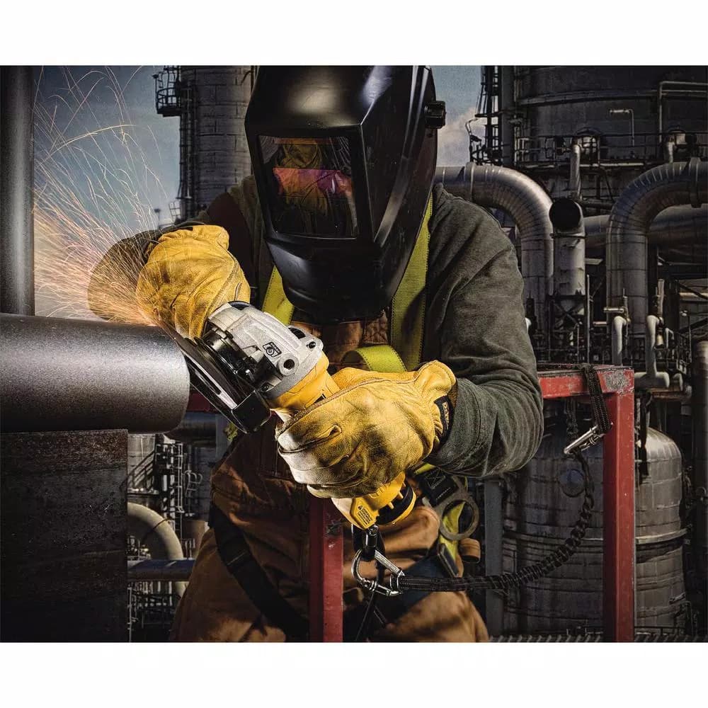 DeWalt 4.5 in. 11 Amp Corded Small Angle Grinder with Brake and E-Clutch