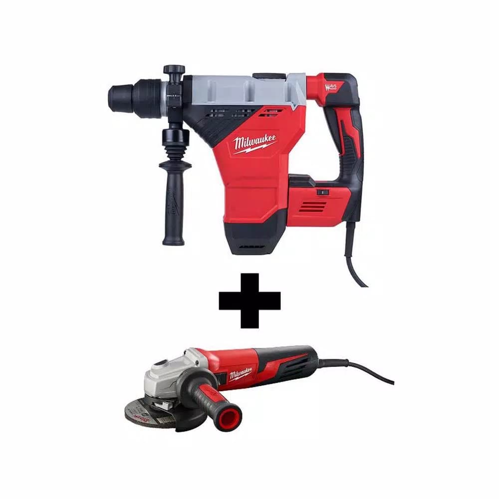 Milwaukee 1-3/4 in. SDS-Max Rotary Hammer & 5 in. Small Angle Grinder Combo Kit