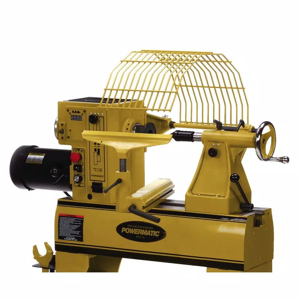 Powermatic PM2020 2HP 230-Volt Short Bed Lathe with Electronic Variable Speed