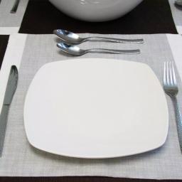 Gibson Royal Brighton 20-Piece 18/10 Stainless Steel Flatware Set, Hammered Design, Service for 10 thumbnail 2