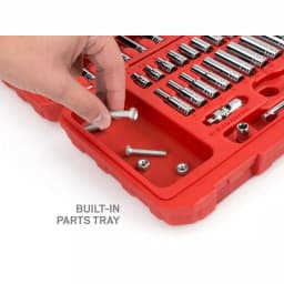 TEKTON 51-Piece 1/4 in. Drive Socket Set, SAE and Metric, Shallow and Deep Lengths thumbnail 8